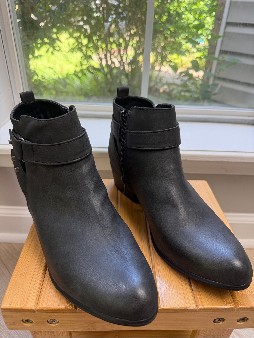 Unionbay Black Booties Western Style